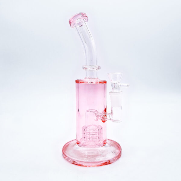 Glass Bong Bent Stem Tree 9"