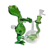 Glass Bong Pushing Cart Super Bee (BG1170) 7"