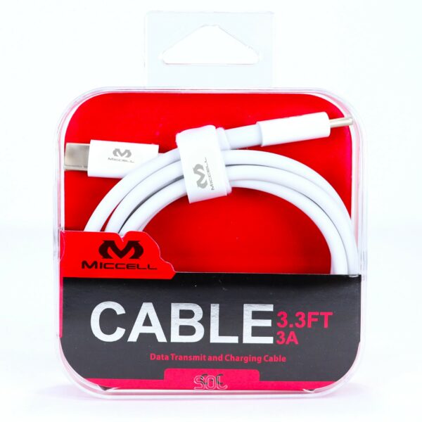 Miccell Fast Charging C To C Type 3.3FT ARC (S1425)